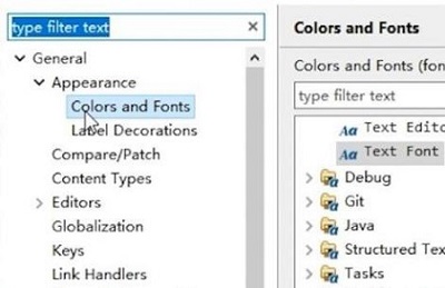 eclipse字體大小設置
