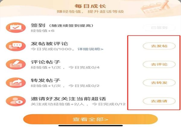 超話等級怎么快速升