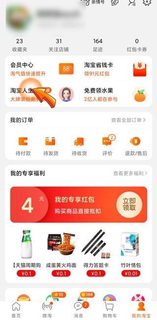 我的淘寶人生在哪里看