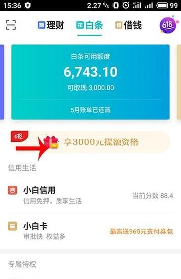 京東白條優惠券包怎么購買